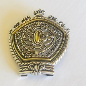 Huge Ornate Brighton Gold Silver Night Light Cover